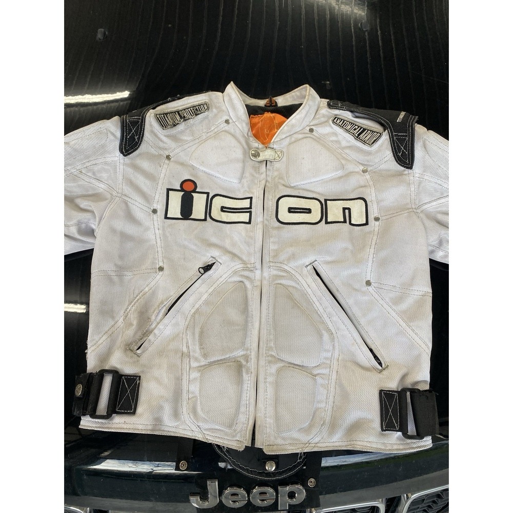 Icon TiMax Asphalt Tech Armored Motorcycle Jacket Men's M Asphalt Technologies